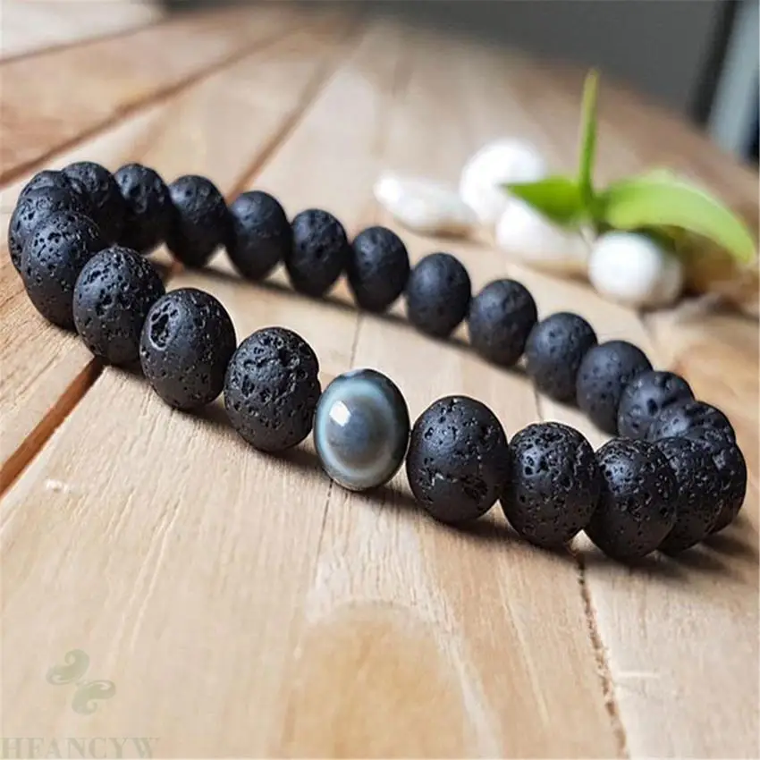 8mm Natural Lava Stone Handmade Mala Bracelet Yoga Meditation Pray Lucky Buddhism Sutra
8mm Natural Lava Stone Handmade Mala Bracelet Yoga Meditation Pray Lucky Buddhism Sutra