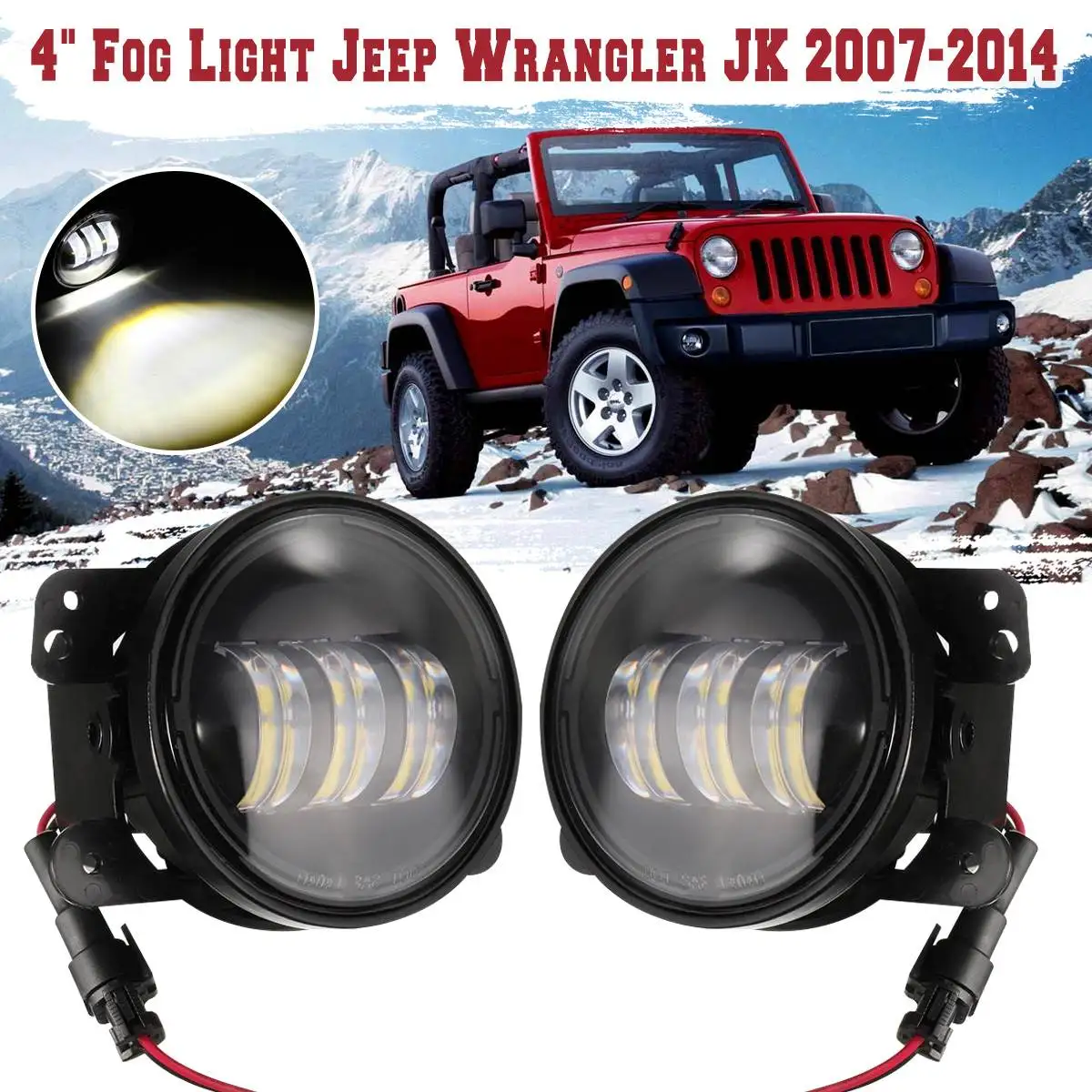 Пара противотуманных фар 4 дюйма 30 Вт для Jeep Wrangler-Jk для Magnum для внедорожника Chrysler, круглые светодиодные линзы для проектора 4 дюйма, белая лам...
Пара противотуманных фар 4 дюйма 30 Вт для Jeep Wrangler-Jk для Magnum для внедорожника Chrysler, круглые светодиодные линзы для проектора 4 дюйма, белая лам...