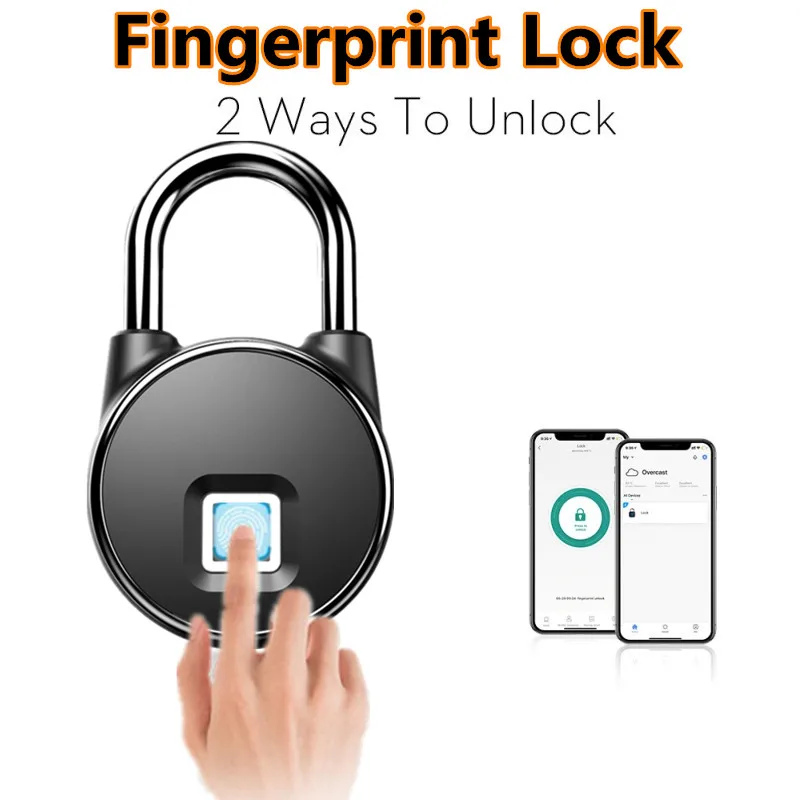 Tuya Keyless Fingerprint Lock USB Rechargeable Zinc Alloy Safe Padlock Waterproof Smart Door Lock Home Security Quick Unlock
Tuya Keyless Fingerprint Lock USB Rechargeable Zinc Alloy Safe Padlock Waterproof Smart Door Lock Home Security Quick Unlock