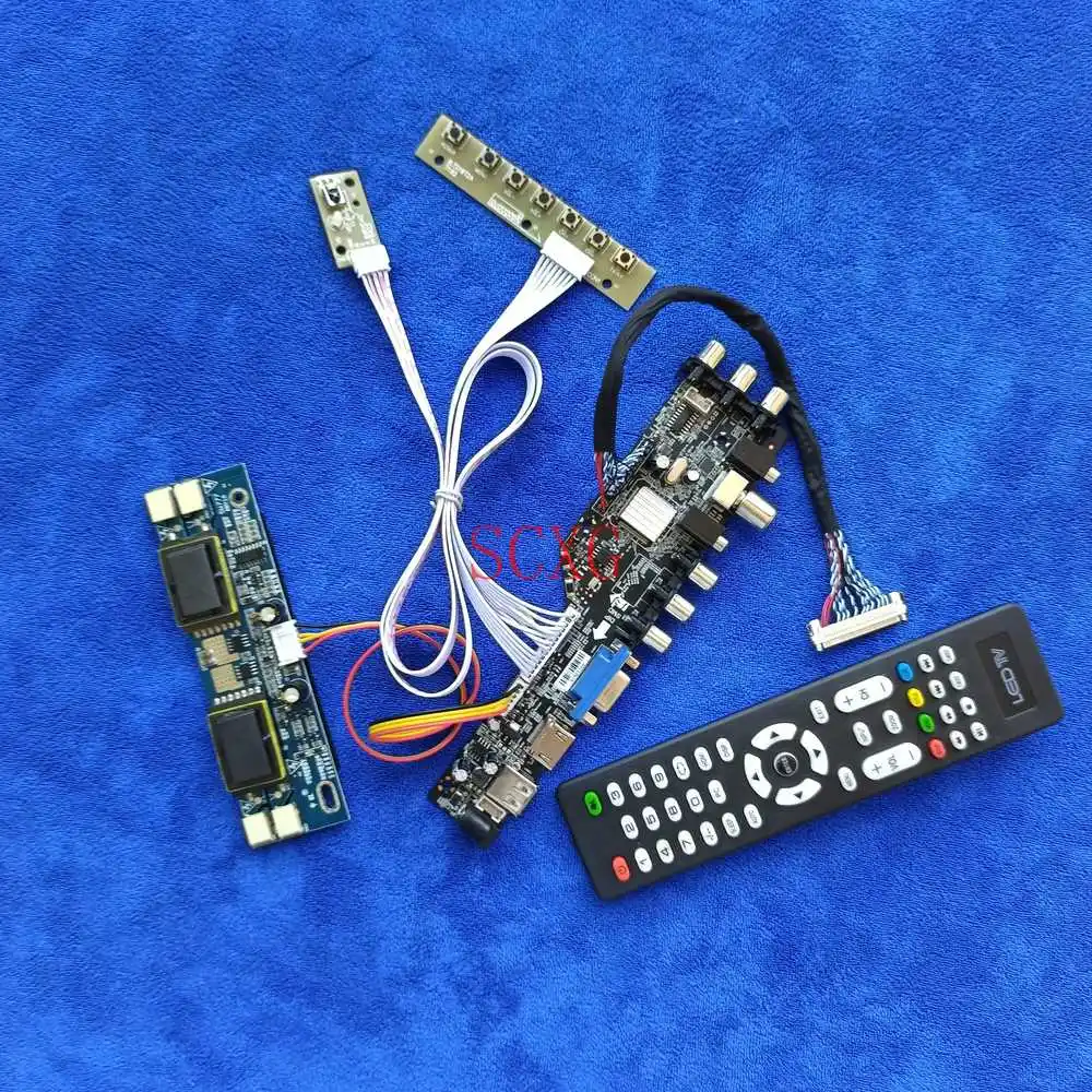 Signal DVB For LM190E05/LM190E08/HT190E01 4CCFL LCD Display Drive Board 1280*1024 30-Pin LVDS USB VGA AV HDMI-compatible DIY KIT
Signal DVB For LM190E05/LM190E08/HT190E01 4CCFL LCD Display Drive Board 1280*1024 30-Pin LVDS USB VGA AV HDMI-compatible DIY KIT