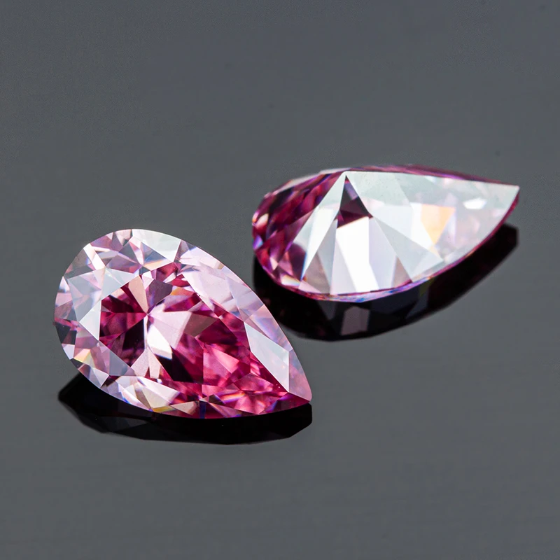 Zhanhao Top Pink Moissanite Loose Diamond Gemstone Excellent Pear Shape For Custome Rings Come With GRA Certificate
Zhanhao Top Pink Moissanite Loose Diamond Gemstone Excellent Pear Shape For Custome Rings Come With GRA Certificate