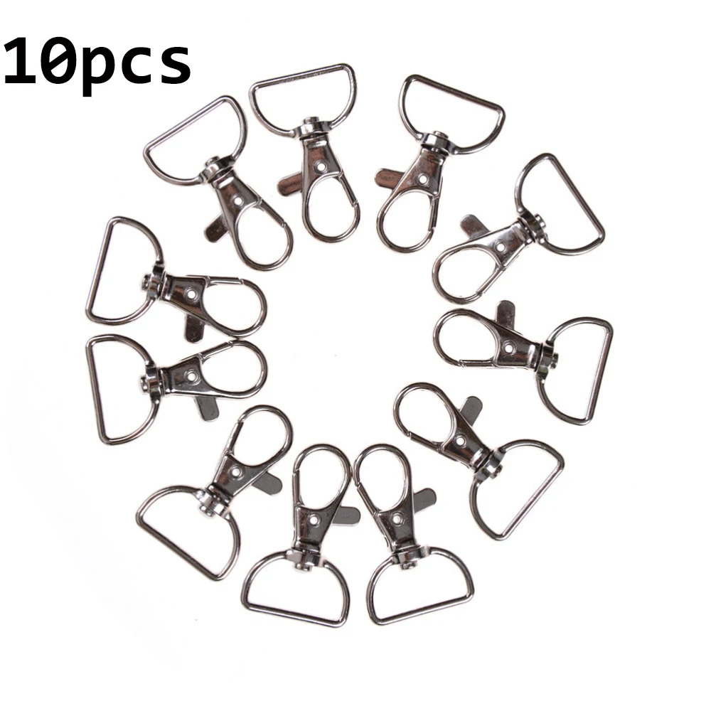 10pcs/lot Classic Key Chain Ring Metal Swivel Lobster Clasp Clips Key Hooks Keychain Split Ring DIY Bag Jewelry
10pcs/lot Classic Key Chain Ring Metal Swivel Lobster Clasp Clips Key Hooks Keychain Split Ring DIY Bag Jewelry
