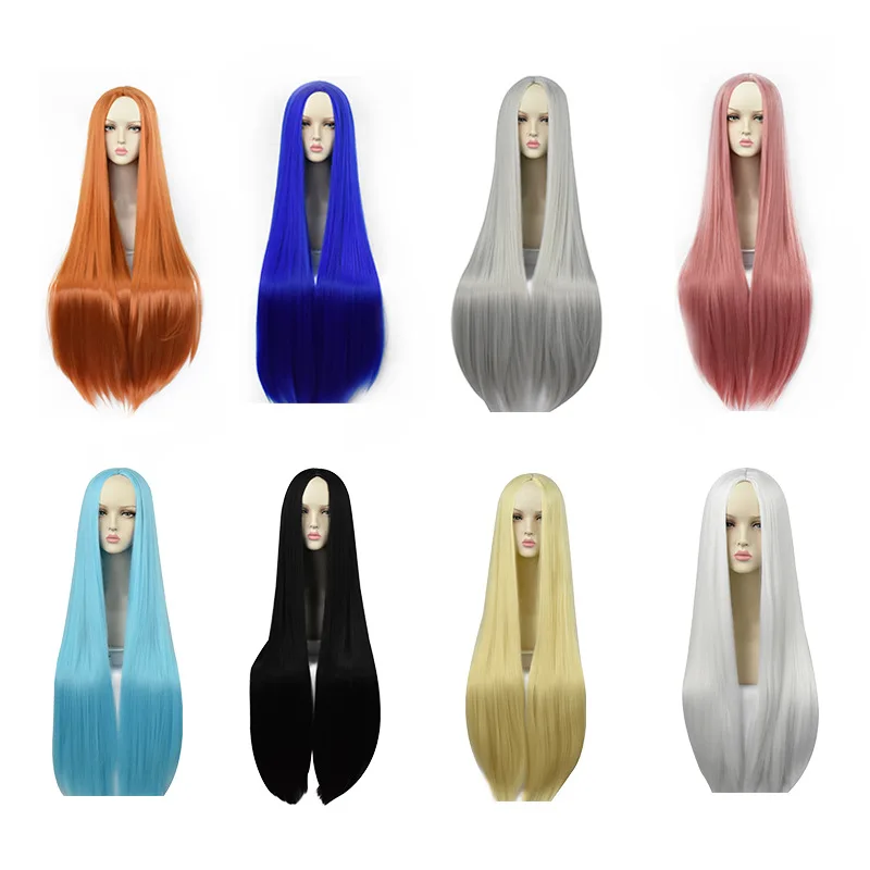 100CM Meters In The Multi-color COS Wig With Tthe Temperament Of All Together With A Long Wig Cosplay Anime Wig 
100CM Meters In The Multi-color COS Wig With Tthe Temperament Of All Together With A Long Wig Cosplay Anime Wig