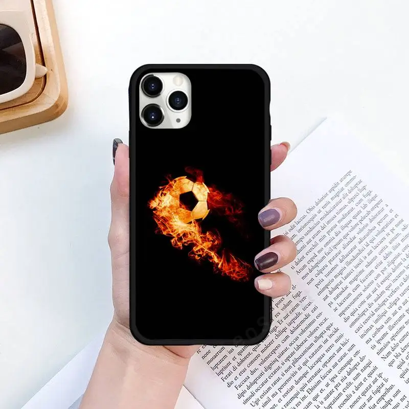 Football Soccer ball flame Phone Case for iPhone 11 12 pro XS MAX 8 7 6 6S Plus X 5S SE 2020 XR Luxury brand shell funda coque
Football Soccer ball flame Phone Case for iPhone 11 12 pro XS MAX 8 7 6 6S Plus X 5S SE 2020 XR Luxury brand shell funda coque