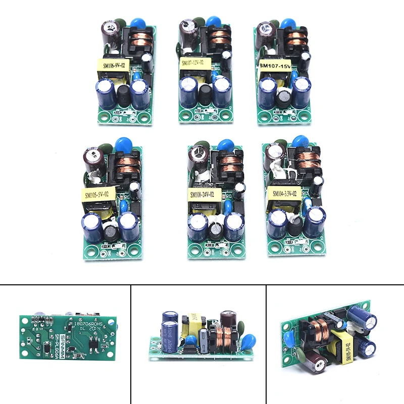 AC-DC 3V 5V 9V 12V 15V 24V Isolated Switching Power Supply Module Board PLG06A
AC-DC 3V 5V 9V 12V 15V 24V Isolated Switching Power Supply Module Board PLG06A