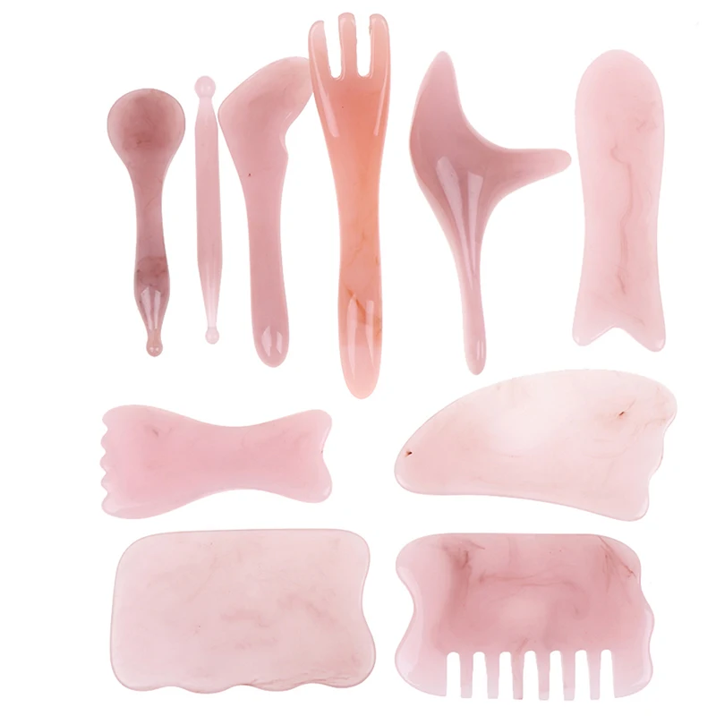 Rose Resin Guasha Board Natural Stone Scraper GuaSha Tools For Face Neck Back Acupuncture Pressure Therapy
Rose Resin Guasha Board Natural Stone Scraper GuaSha Tools For Face Neck Back Acupuncture Pressure Therapy