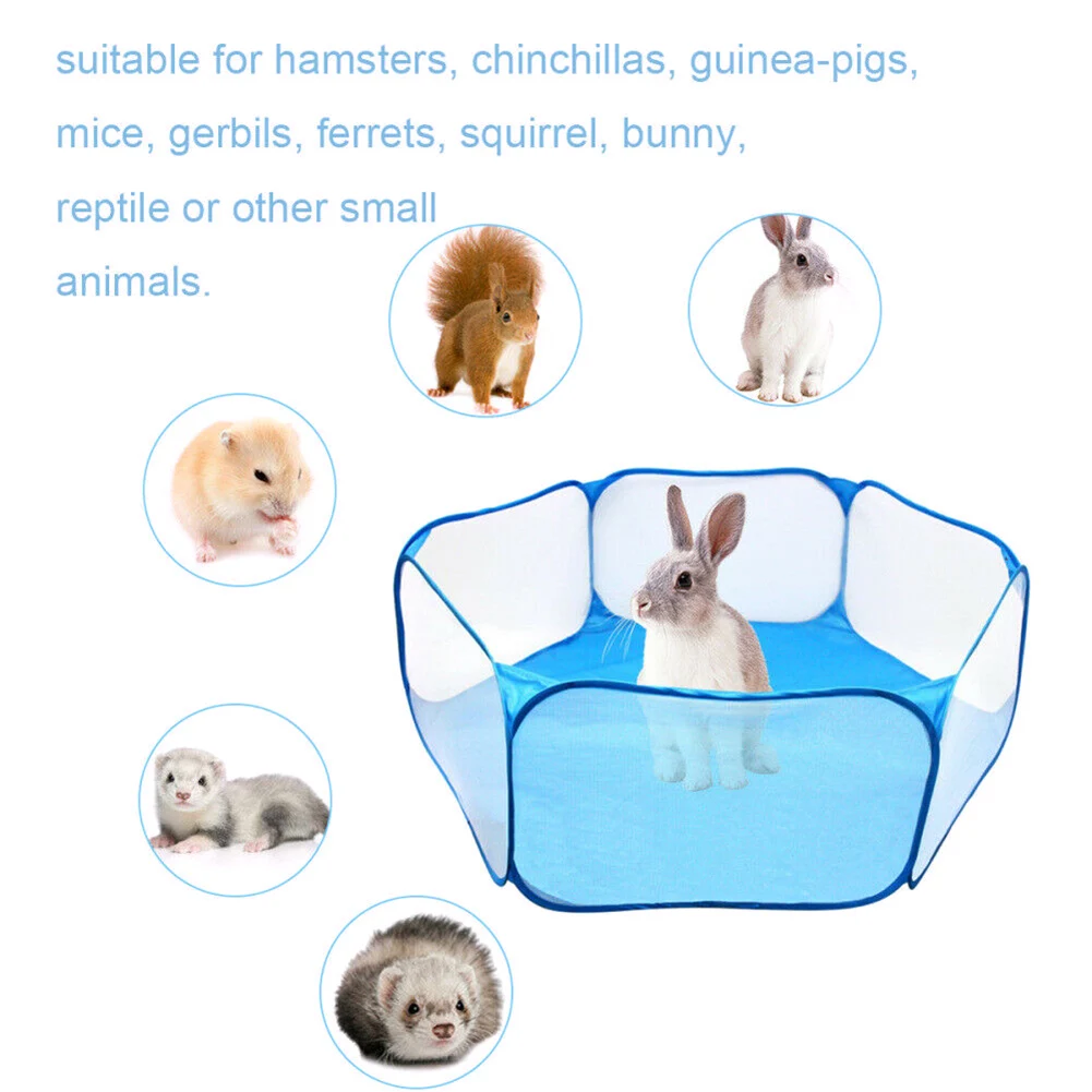 Small Animals Cage Tent Breathable Transparent Pet Open Outdoor Indoor Exercise Fence TT-best
Small Animals Cage Tent Breathable Transparent Pet Open Outdoor Indoor Exercise Fence TT-best