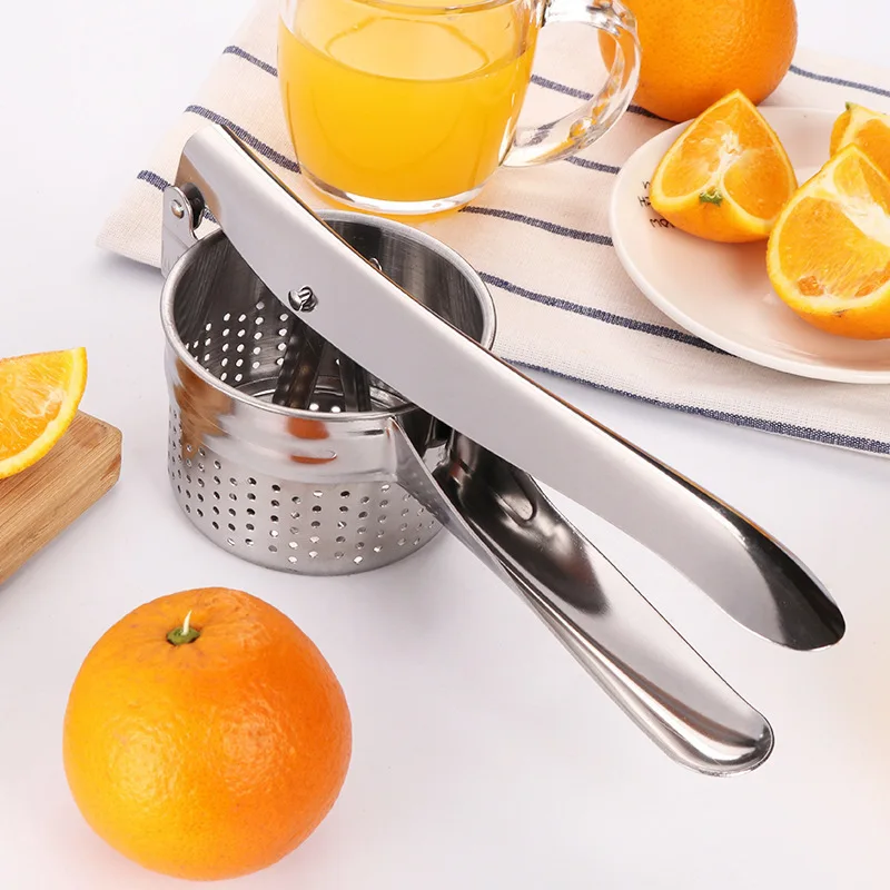 Stainless Steel Manual Juicer Potato Masher Lemon Watermelon Tomato Citrus Squeezer Kitchen Accessories Fruit Vegetables Toos
Stainless Steel Manual Juicer Potato Masher Lemon Watermelon Tomato Citrus Squeezer Kitchen Accessories Fruit Vegetables Toos