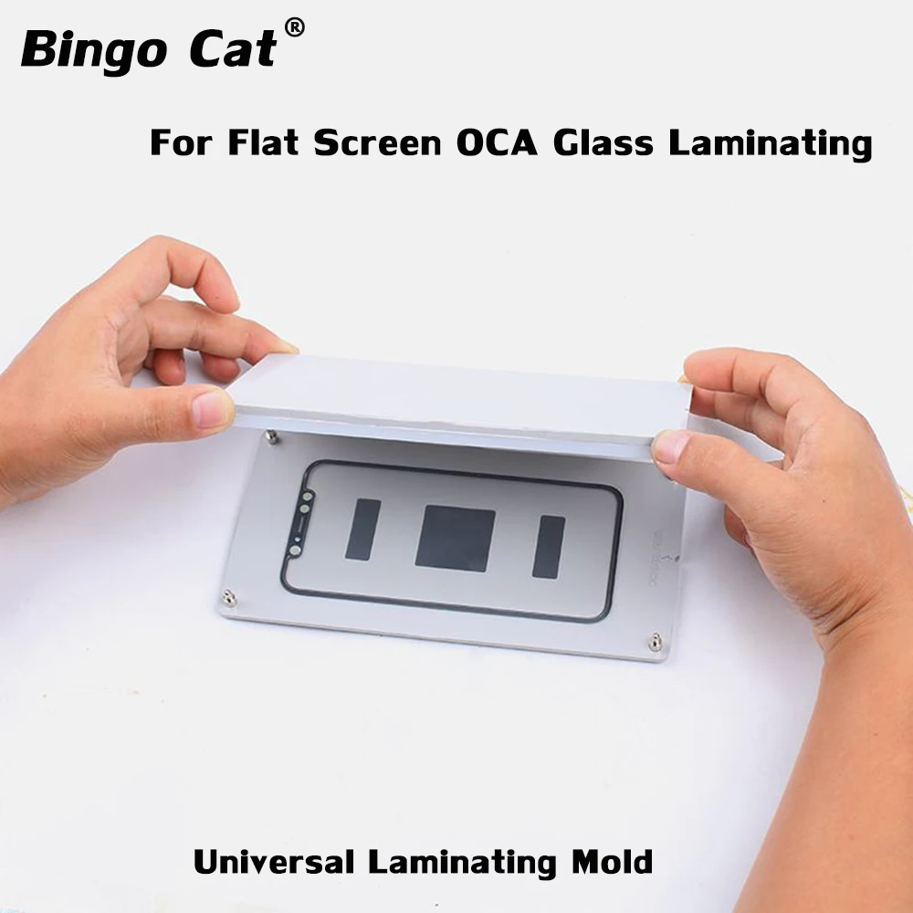OCA MASTER Universal Flat OCA Laminating Mold For Samsung For HUAWEI For Watch Display LCD OCA Glue Glass Lamination Mould Mat
OCA MASTER Universal Flat OCA Laminating Mold For Samsung For HUAWEI For Watch Display LCD OCA Glue Glass Lamination Mould Mat