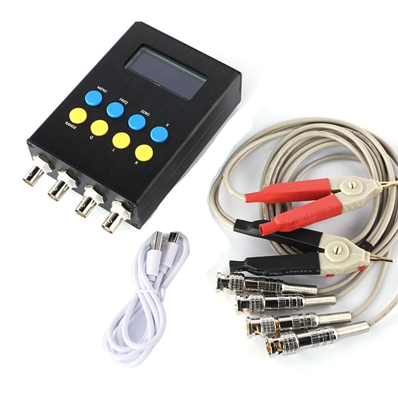 50Hz-100Khz-24 Frequency Points TFT Screen Handheld Portable Tool LCR Meter Digital Bridge Impedance Tester
50Hz-100Khz-24 Frequency Points TFT Screen Handheld Portable Tool LCR Meter Digital Bridge Impedance Tester