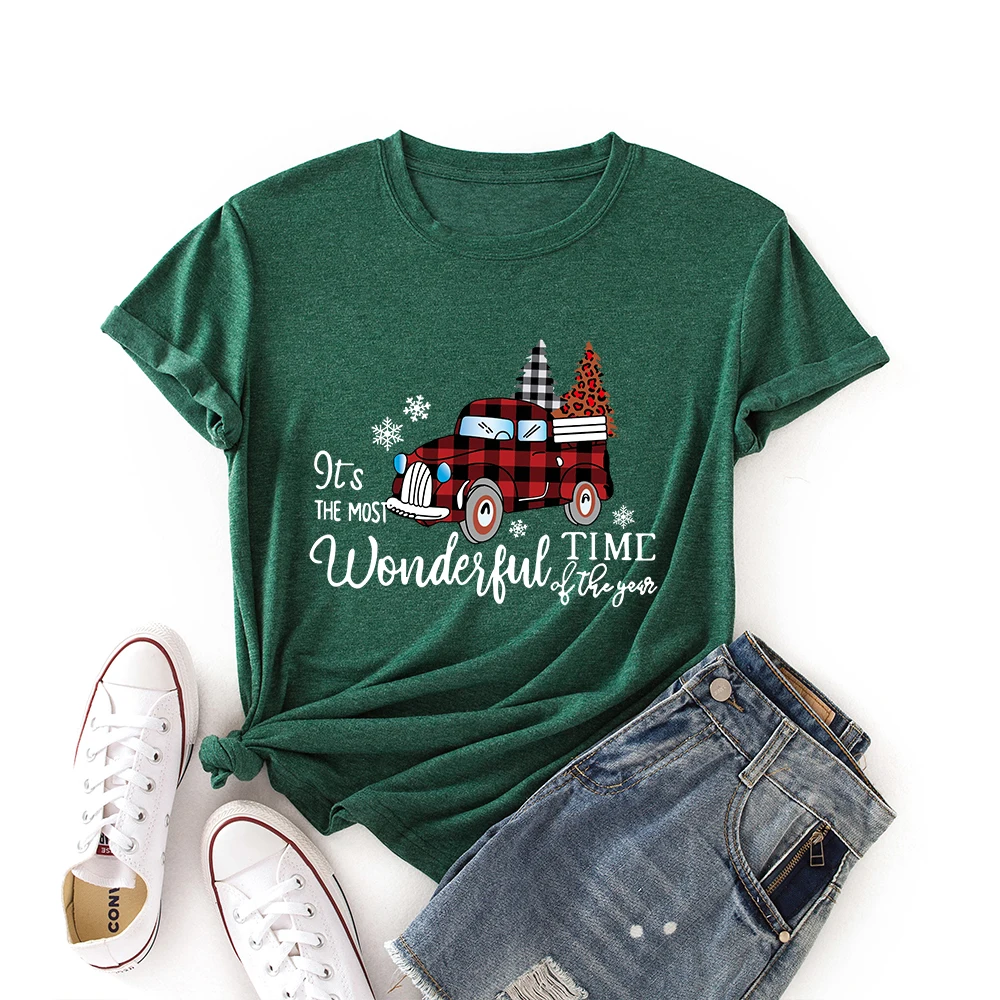 Women Crew Neck Short Sleeve Casual Summer T-shirts Graphic Tee Christmas Shirts Tops Female Clothes Holiday Shirts
Women Crew Neck Short Sleeve Casual Summer T-shirts Graphic Tee Christmas Shirts Tops Female Clothes Holiday Shirts