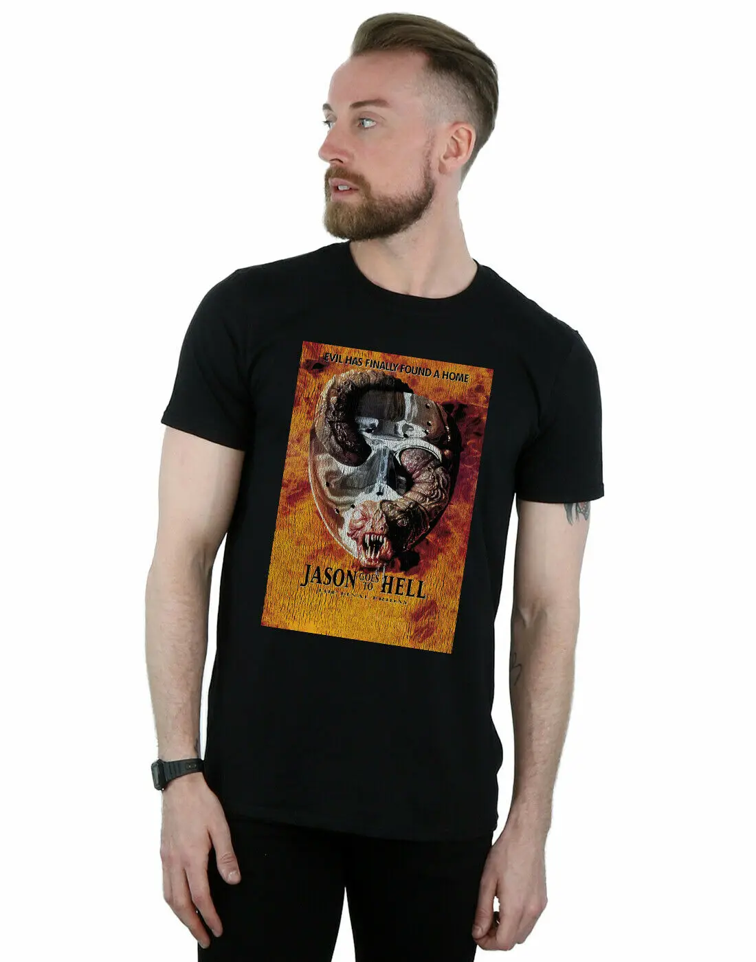 Friday The 13th Men's Jason Goes To Hell T-Shirt Print T Shirts Man Short Sleeve T shirt top tee
Friday The 13th Men's Jason Goes To Hell T-Shirt Print T Shirts Man Short Sleeve T shirt top tee