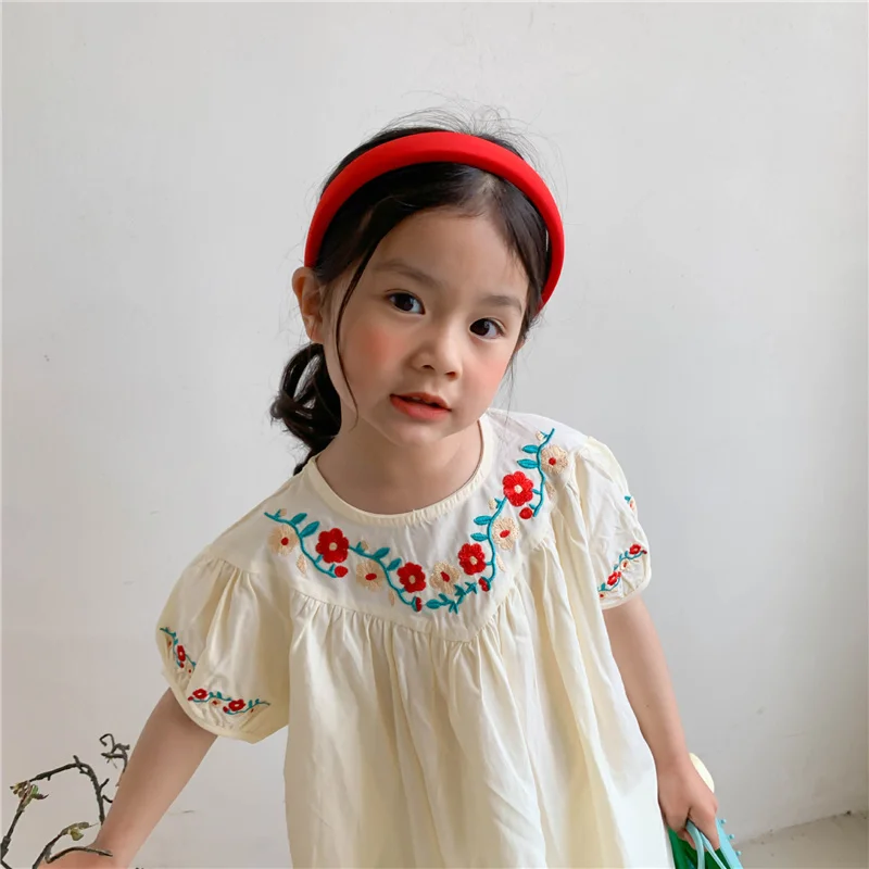 2021 Summer New Baby Girls Floral Embroidery Loose Princess Dress 1-6 Years Kids Children Cotton Short Sleeve Dress
2021 Summer New Baby Girls Floral Embroidery Loose Princess Dress 1-6 Years Kids Children Cotton Short Sleeve Dress