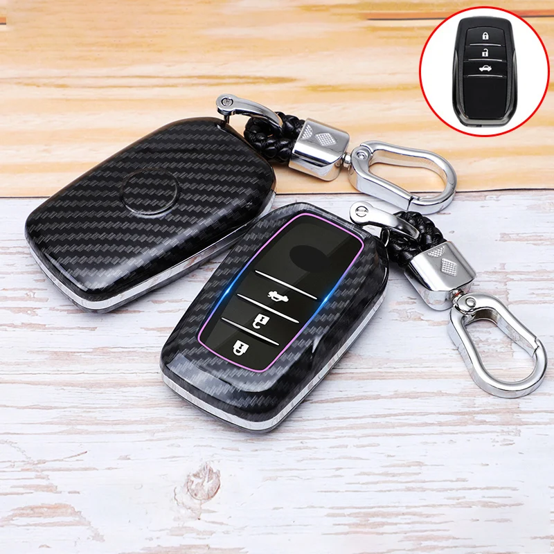 ABS Carbon Fibe Car Remote Key Full Cover Case For Toyota Chr Rav4 Auris Avensis Prius Aygo Camry Corolla Land Cruiser 200 Prado
ABS Carbon Fibe Car Remote Key Full Cover Case For Toyota Chr Rav4 Auris Avensis Prius Aygo Camry Corolla Land Cruiser 200 Prado