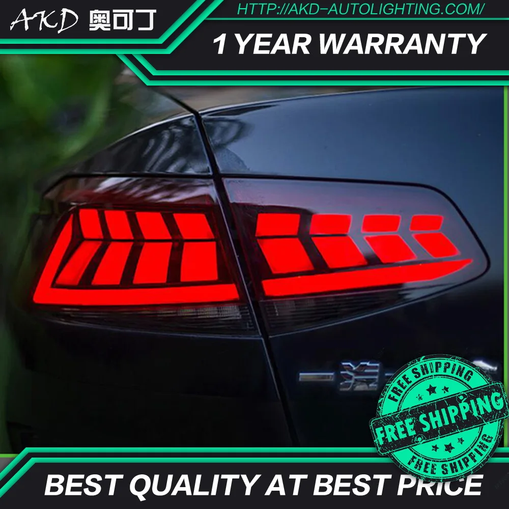 AKD Car Styling for VW Passat B8 Tail Lights 2016-2019 Passat LED Tail Lamp LED DRL Dynami Signal Brake Reverse auto Accessories
AKD Car Styling for VW Passat B8 Tail Lights 2016-2019 Passat LED Tail Lamp LED DRL Dynami Signal Brake Reverse auto Accessories