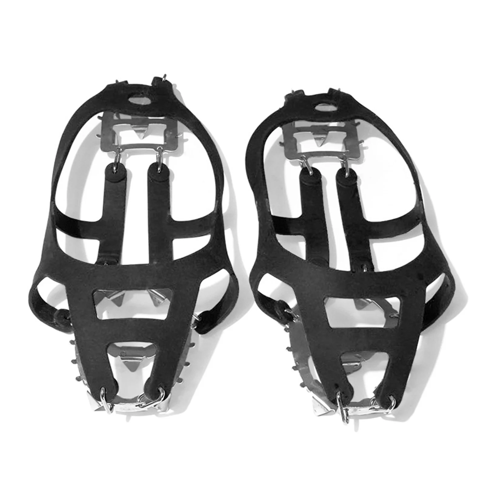 18 Teeth Antiskid Snow Shoes Climbing Crampons Outdoor Winter Walking Hiking Stainless Steel Shoe Covers Crampon
18 Teeth Antiskid Snow Shoes Climbing Crampons Outdoor Winter Walking Hiking Stainless Steel Shoe Covers Crampon