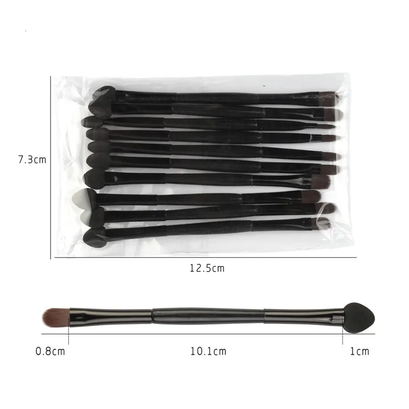 New Hot Sale10PCS Professional Eyes Beauty Make Up Set Double-headed Eyeshadow Eyebrow Sponge Head Brushes Cosmetic Brush Tools
New Hot Sale10PCS Professional Eyes Beauty Make Up Set Double-headed Eyeshadow Eyebrow Sponge Head Brushes Cosmetic Brush Tools