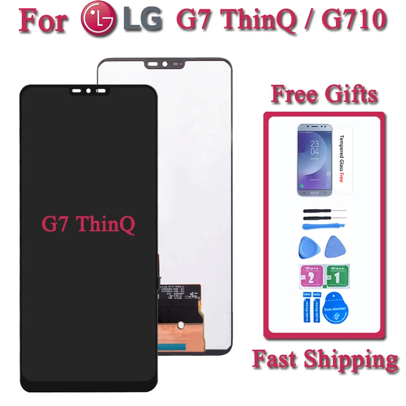 Экран для LG G7 G710EM G710PM G710VMP G710TM G710N G710VM ЖК-дисплей с цифровой преобразователем ThinQ G710
