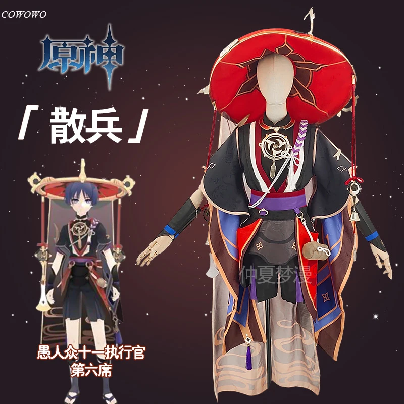 Anime! Genshin Impact Scaramouche Game Suit Gorgeous Uniform Cosplay Costume Halloween Carnival Party Outfit For Men 2021 NEW
Anime! Genshin Impact Scaramouche Game Suit Gorgeous Uniform Cosplay Costume Halloween Carnival Party Outfit For Men 2021 NEW