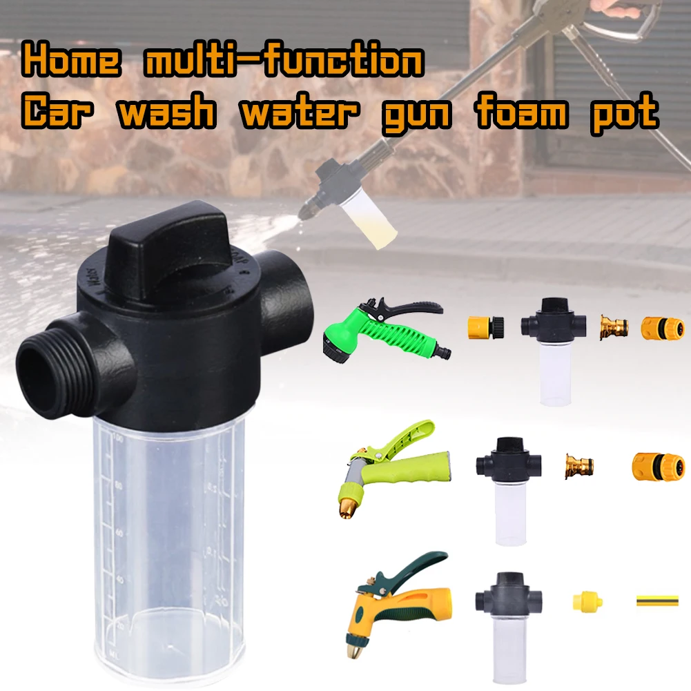 100ml Car Washer Garden Hose Foam Pot Car Washing Foamer Pressure Washer for Car Glasses Washing Watering Foam Pot
100ml Car Washer Garden Hose Foam Pot Car Washing Foamer Pressure Washer for Car Glasses Washing Watering Foam Pot
