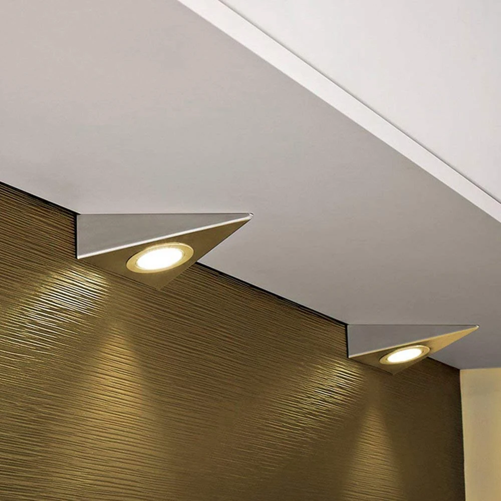 LED Closet Wall Lamp Kitchen Under Cabinet Hotel Counter Lighting Triangle Light Stainless Steel Downlight For Wardrobe Cupboard
LED Closet Wall Lamp Kitchen Under Cabinet Hotel Counter Lighting Triangle Light Stainless Steel Downlight For Wardrobe Cupboard