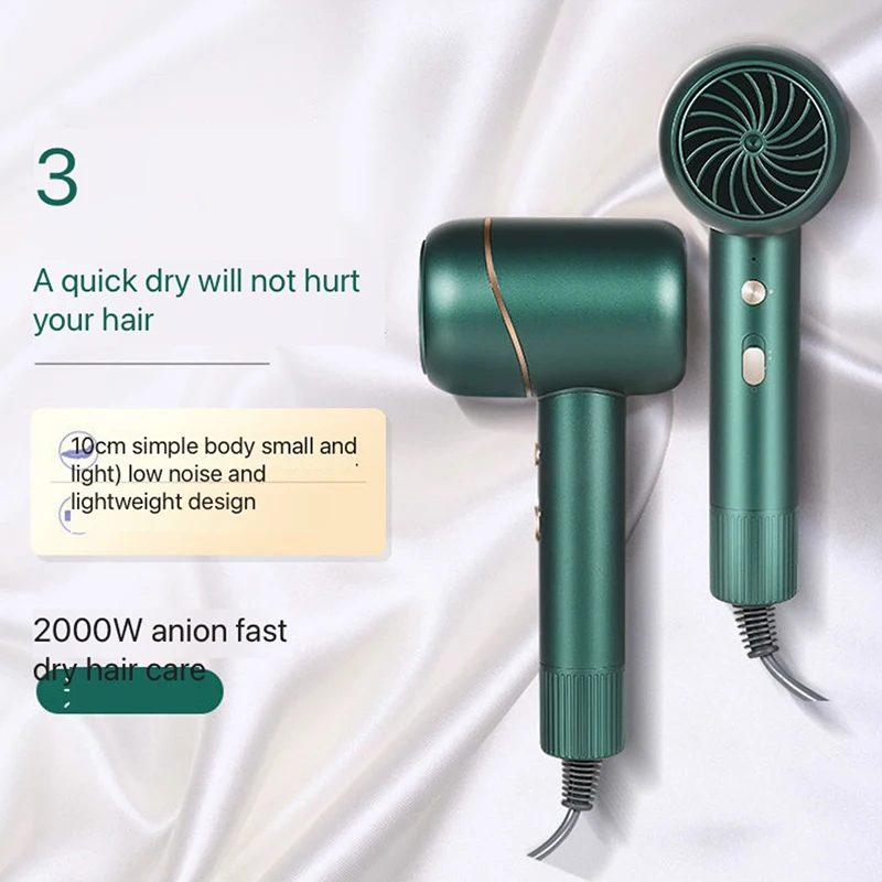 Professional hair dryer strong wind fast drying machine cold and hot air negative ion hair dryer hair salon home hair styling
Professional hair dryer strong wind fast drying machine cold and hot air negative ion hair dryer hair salon home hair styling