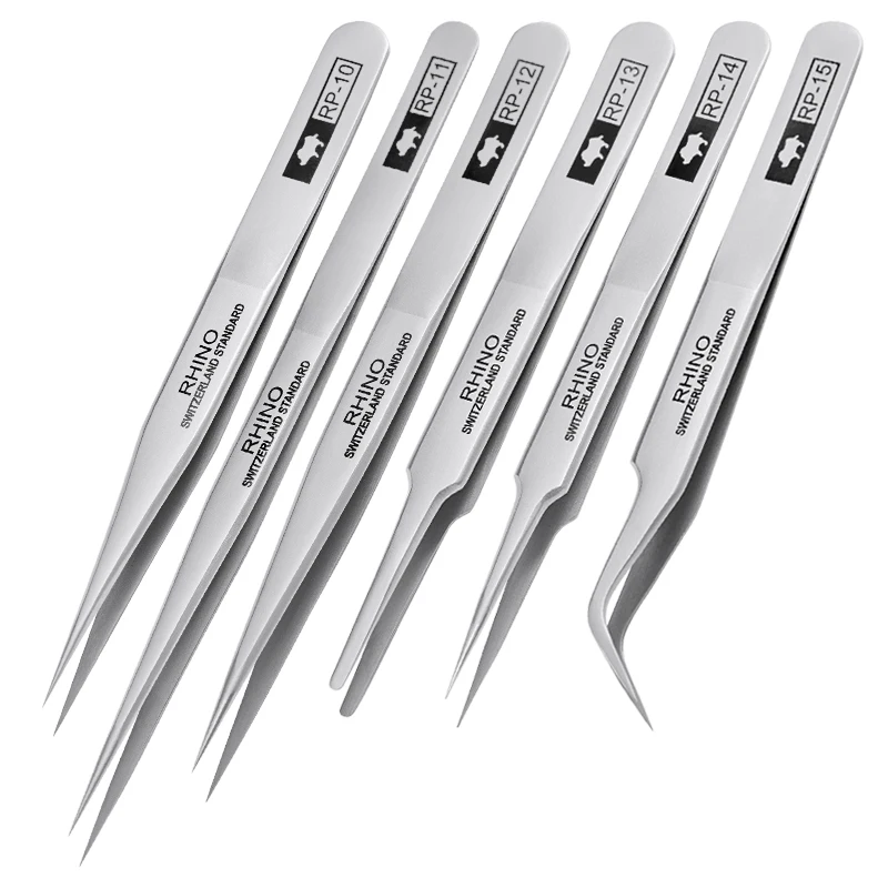 Original Japanese RHINO Antimagnetic Swiss Technology High Precision High Hardness Slender Pointed Elbow Straight Tweezers RP
Original Japanese RHINO Antimagnetic Swiss Technology High Precision High Hardness Slender Pointed Elbow Straight Tweezers RP