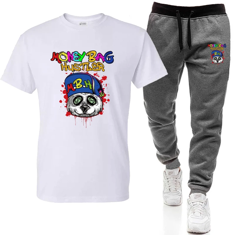 hustler t shirt 2021 Summer Cotton T-shirt Pants Suit Casual Brand Fitness Jogging Pant T-shirt Hip-hop Fashion Men's Sportswear
hustler t shirt 2021 Summer Cotton T-shirt Pants Suit Casual Brand Fitness Jogging Pant T-shirt Hip-hop Fashion Men's Sportswear