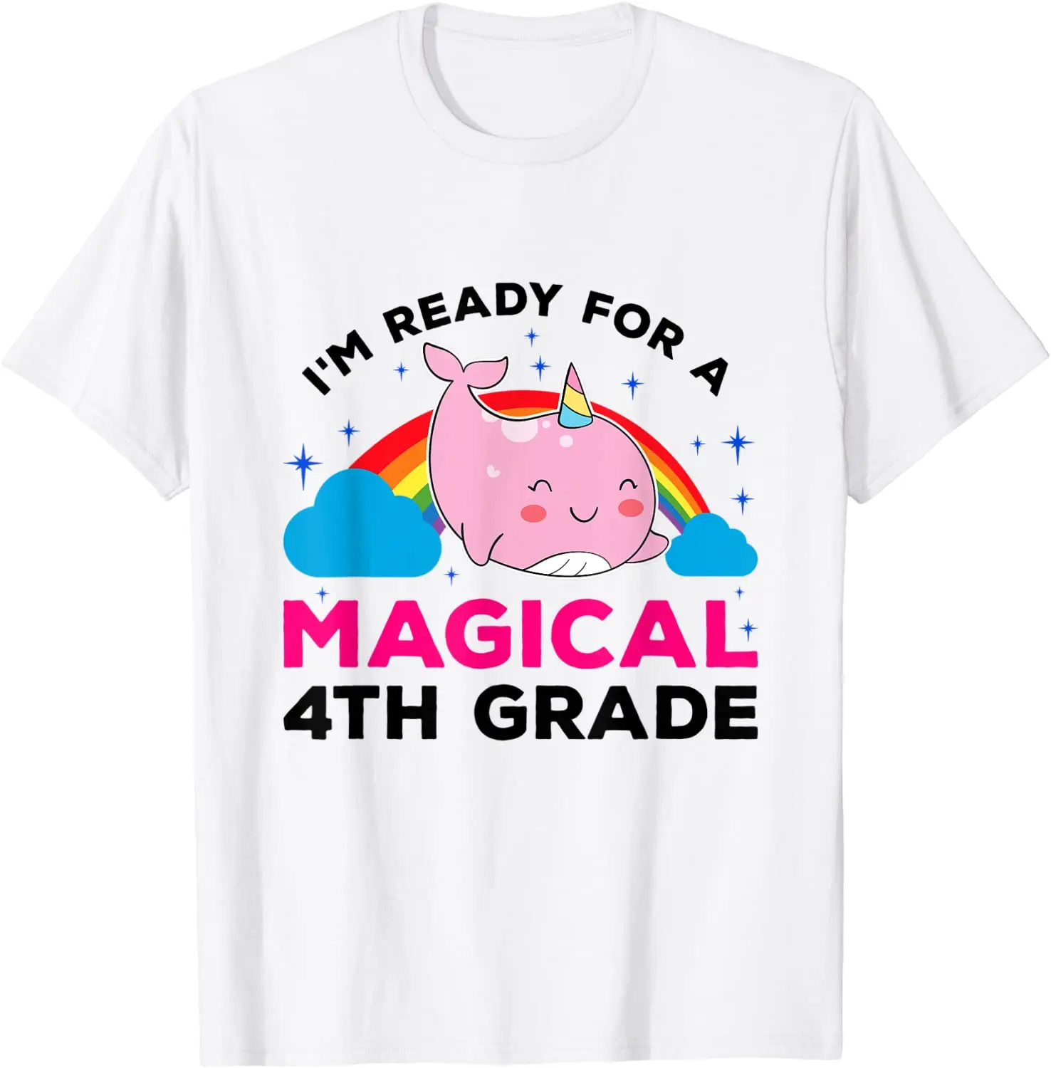 Ready for A Magical 4th Grade Girls Back To School Narwhal T-Shirt Men's T-shirt
Ready for A Magical 4th Grade Girls Back To School Narwhal T-Shirt Men's T-shirt