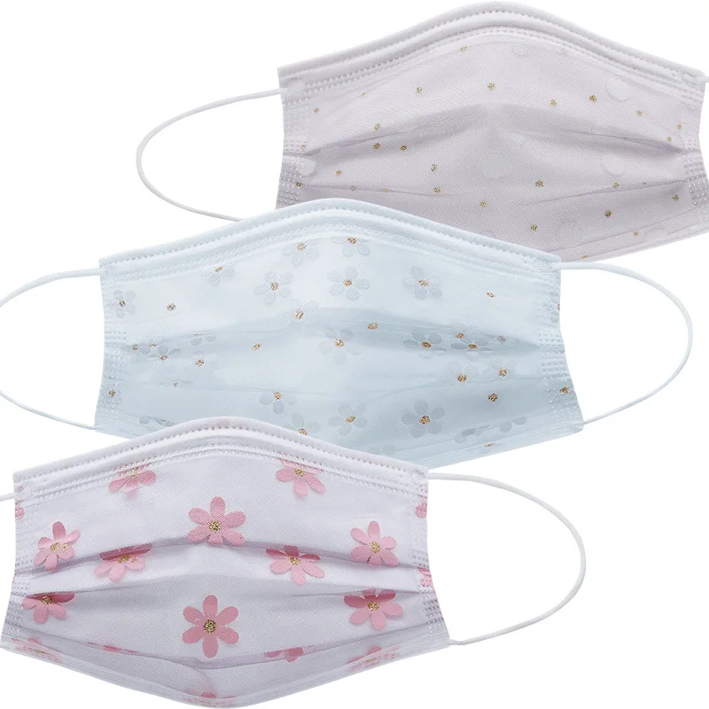 20PCS/Bag Mesh Printed Disposable Face Mask Adult Breathable Dustproof Sunscreen Meltblown 4-Layer Non-woven Fabric Mascarillas
20PCS/Bag Mesh Printed Disposable Face Mask Adult Breathable Dustproof Sunscreen Meltblown 4-Layer Non-woven Fabric Mascarillas