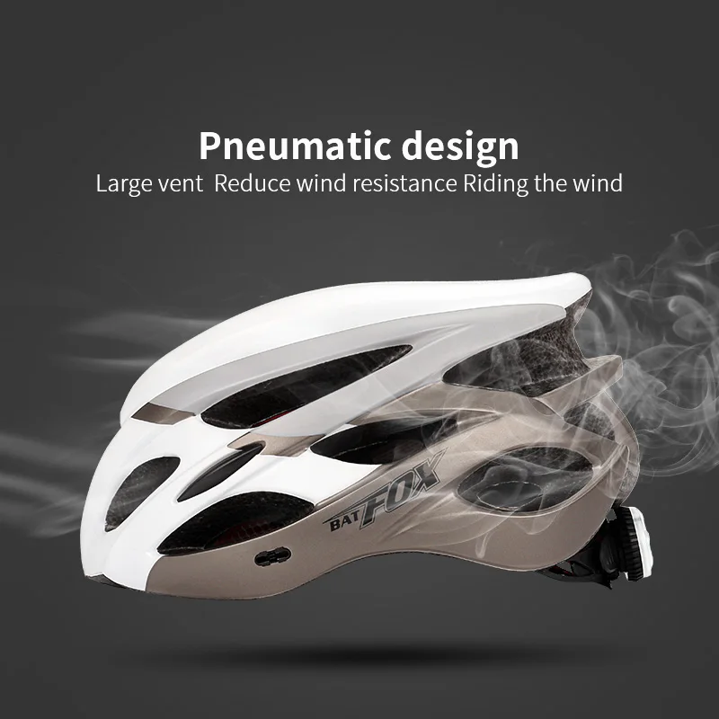 BATFOX MTB Road Mountain Bicycle Helmet With Sun Visor Ultralight Integrally-molded Bike Helmet Cycling Helmets 
BATFOX MTB Road Mountain Bicycle Helmet With Sun Visor Ultralight Integrally-molded Bike Helmet Cycling Helmets
