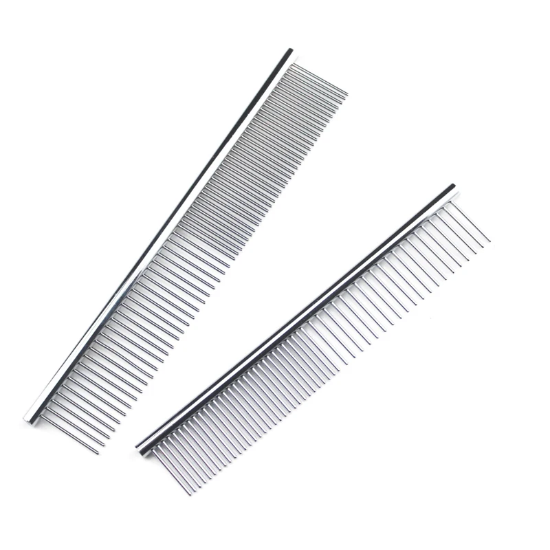 Pet Dog Comb Long Thick Hair Fur Removal Brush 16/19cm Stainless Steel Lightweight Pets Dog Cat Grooming Combs for Shaggy Dogs
Pet Dog Comb Long Thick Hair Fur Removal Brush 16/19cm Stainless Steel Lightweight Pets Dog Cat Grooming Combs for Shaggy Dogs