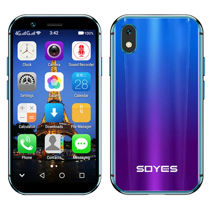 SOYES Новый XS Mini 4G смартфон разблокированный Android умный мобильный сотовый телефон с