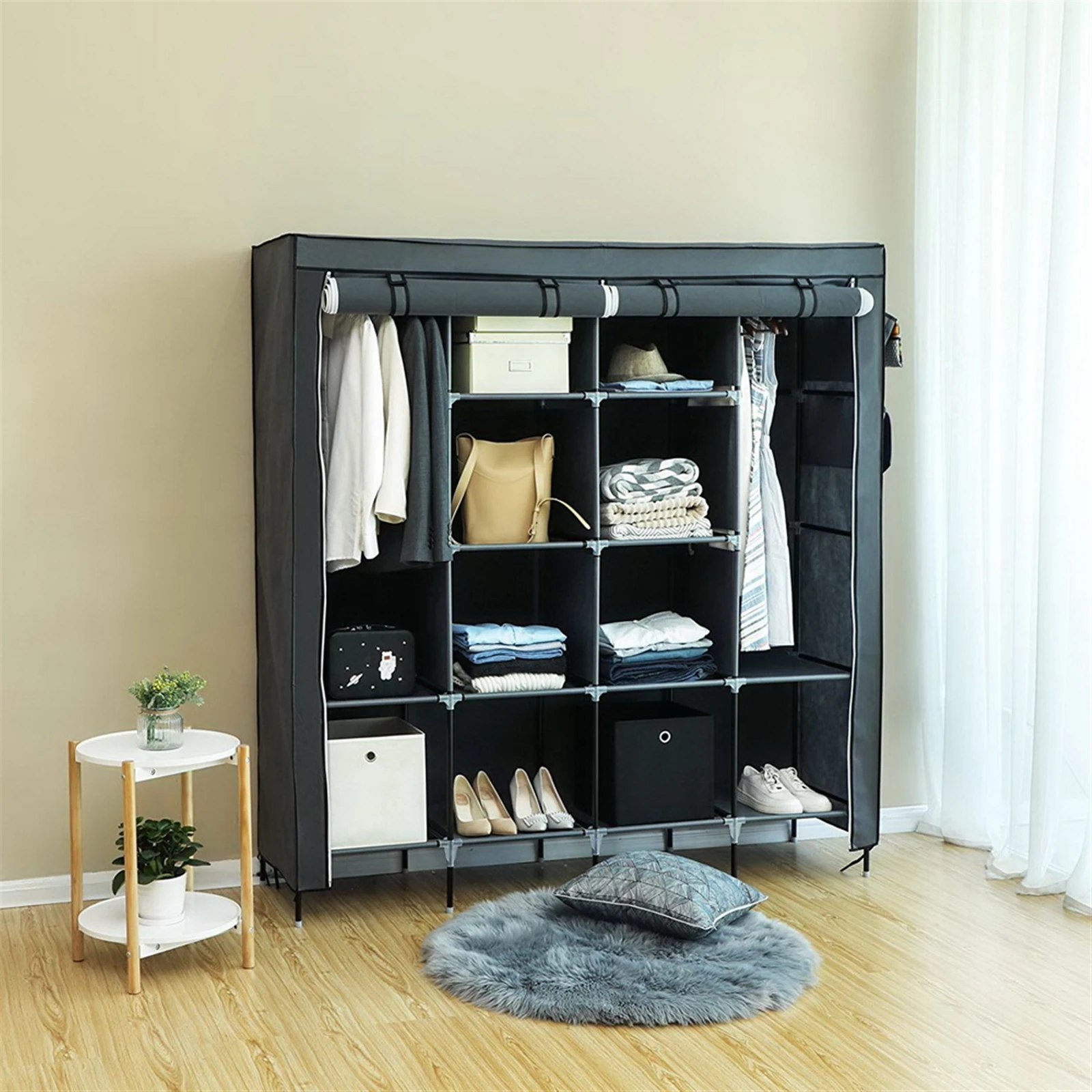 Portable Cloth Wardrobe Furniture Storage Cabinet Folding Non Woven Fabric Closet Waterproof Reinforcement Dustproof Furniture
Portable Cloth Wardrobe Furniture Storage Cabinet Folding Non Woven Fabric Closet Waterproof Reinforcement Dustproof Furniture