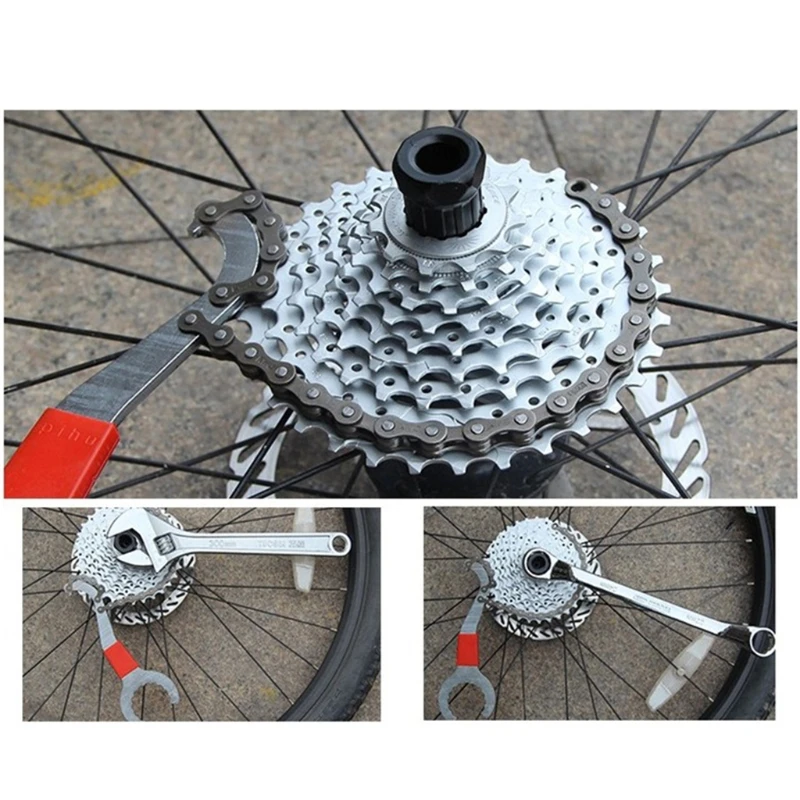 7.87in Length Professional Bike Repair Tool Bottom Bracket Wrench Chain Whip Perfect for Repair Tyres Home Mountain Bike
7.87in Length Professional Bike Repair Tool Bottom Bracket Wrench Chain Whip Perfect for Repair Tyres Home Mountain Bike