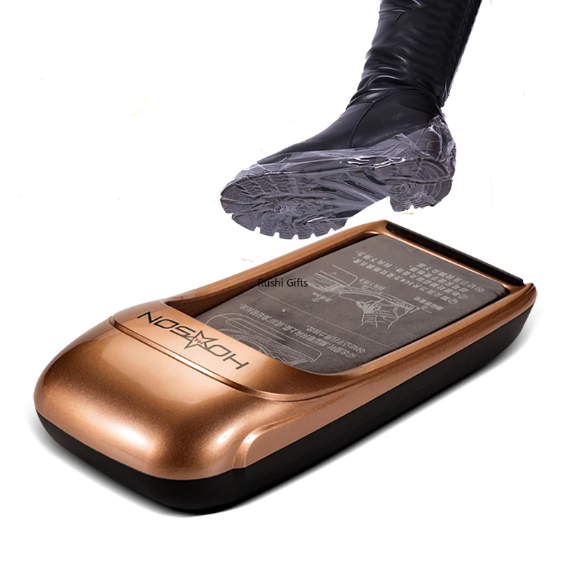 With 6-Rolls Membrane Automatic Shoe Cover Machine Film Dispenser Sole Covering Machine Home Hotel Office Time & Labor Saving 
With 6-Rolls Membrane Automatic Shoe Cover Machine Film Dispenser Sole Covering Machine Home Hotel Office Time & Labor Saving