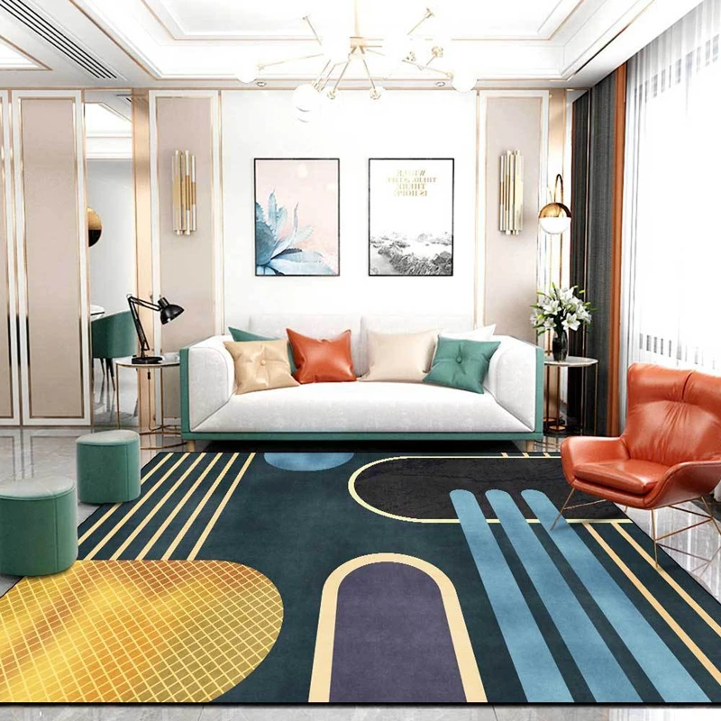 Modern Morandi Style Living Room Carpet Abstract Geometric Stitching Area Rugs Bedroom Bedside Kitchen Bath Non-Slip Floor Mat
Modern Morandi Style Living Room Carpet Abstract Geometric Stitching Area Rugs Bedroom Bedside Kitchen Bath Non-Slip Floor Mat