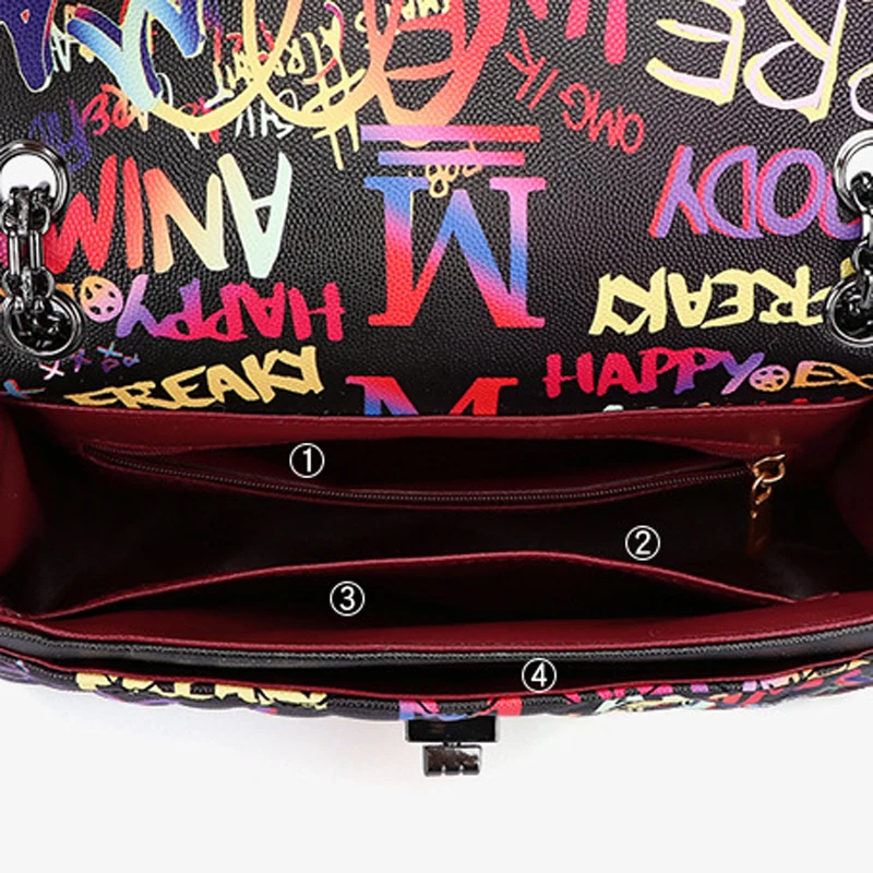Luxury female handbags for womens' pouch 2019 Graffiti Shoulder Bag caviar crossbodybags women's bags Famous brand bags designer
Luxury female handbags for womens' pouch 2019 Graffiti Shoulder Bag caviar crossbodybags women's bags Famous brand bags designer