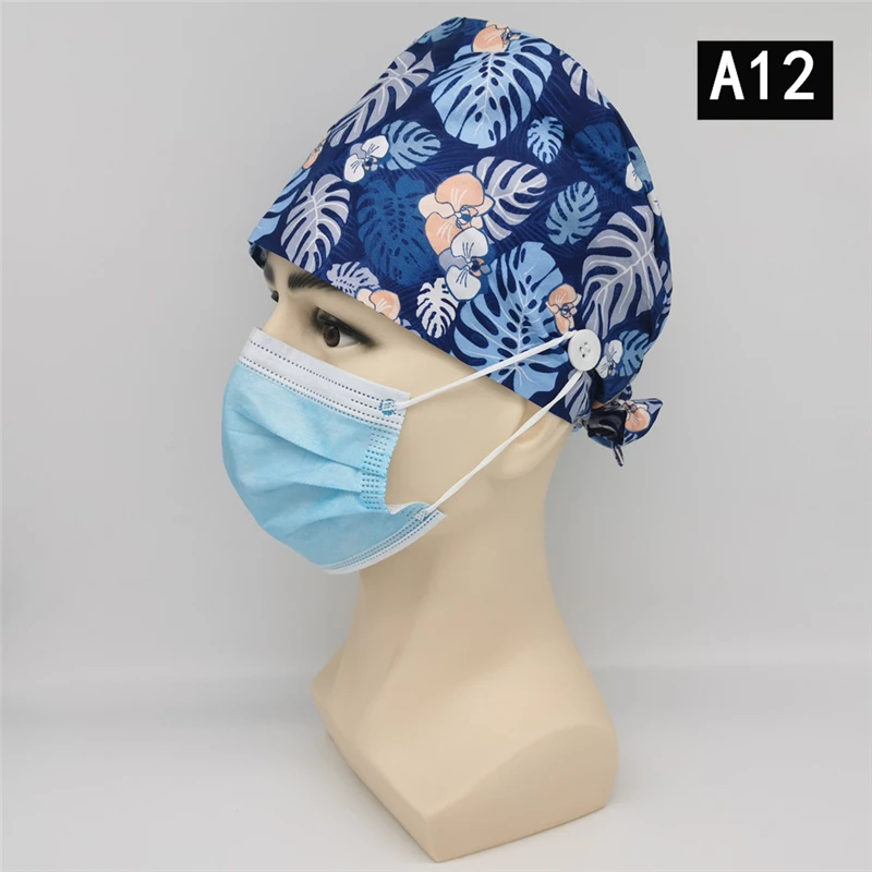 Clearance! Unisex Scrub Hat With Sweatband Cotton Print Nurse Hat Adjustable Bandage Beauty Salon Working Cap Gorro quirrgico
Clearance! Unisex Scrub Hat With Sweatband Cotton Print Nurse Hat Adjustable Bandage Beauty Salon Working Cap Gorro quirrgico