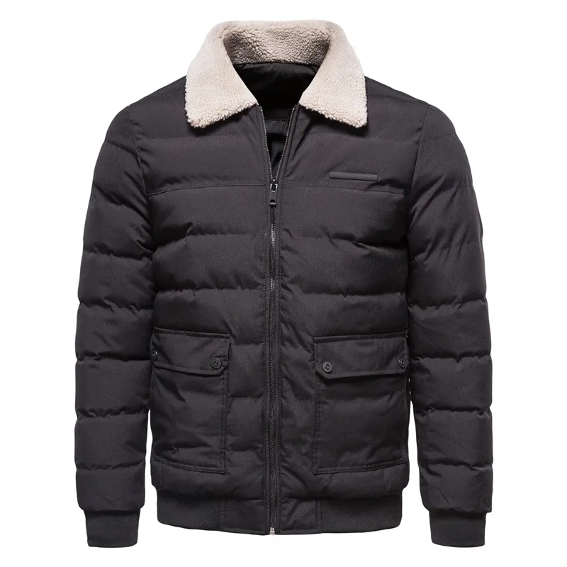 2020 Turn Down Fur Collar Padded Warm Mens Winter Jackets Fashion Parkas Men Winter Cotton Coats Casual Outwear Thicken Jacket
2020 Turn Down Fur Collar Padded Warm Mens Winter Jackets Fashion Parkas Men Winter Cotton Coats Casual Outwear Thicken Jacket