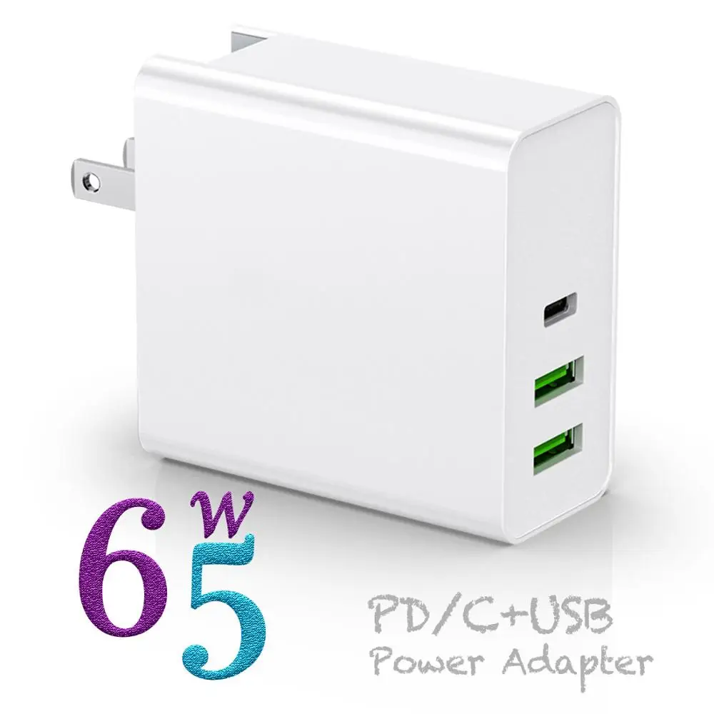 Сетевое зарядное устройство USB Type C для iPhone/Samsung/Xiaomi 65 Вт|Зарядки планшетов| |