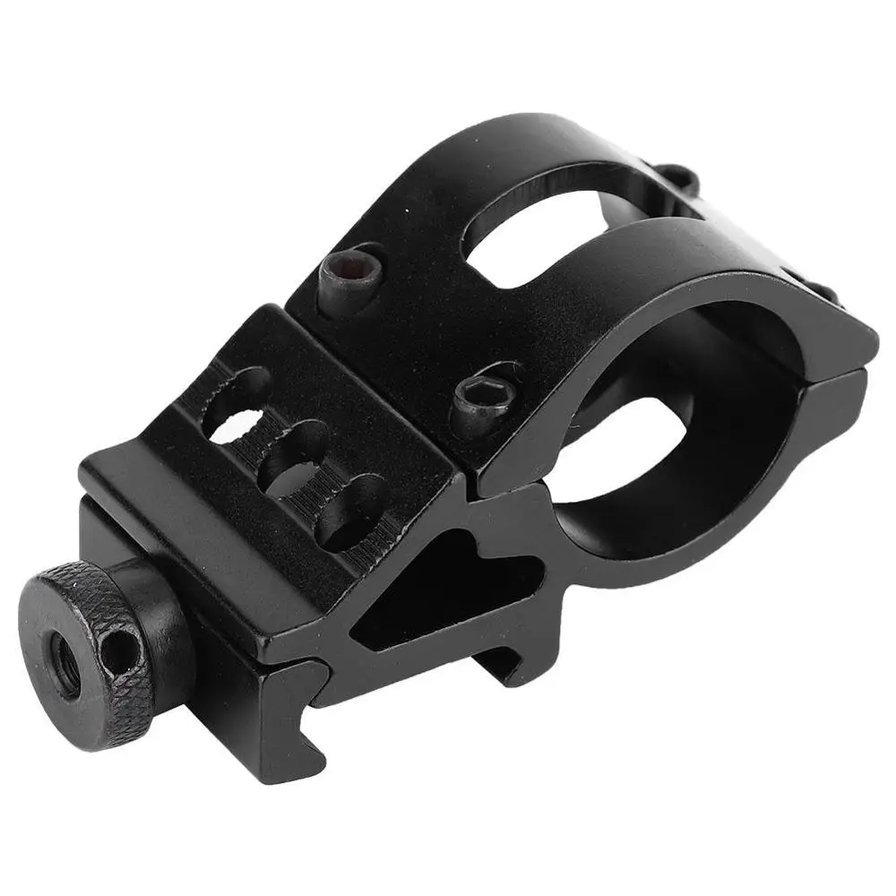 45 Ring Flashlight Holder Mount Fit 25.4mm/30mm Picatinny Weaver Rail Flashlight/Laser with QD Quick Release Base
45 Ring Flashlight Holder Mount Fit 25.4mm/30mm Picatinny Weaver Rail Flashlight/Laser with QD Quick Release Base