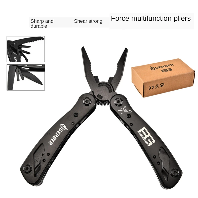 Outdoor EDC Self-defense Multi-function Plier Combination Tool Clamp Camping Foldable Multi-functional Practical Cutter Pliers
Outdoor EDC Self-defense Multi-function Plier Combination Tool Clamp Camping Foldable Multi-functional Practical Cutter Pliers