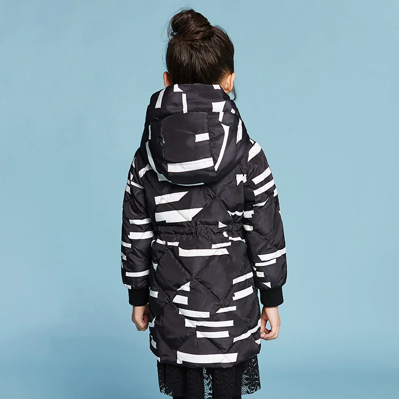 CHERICOM autumn and winter New down jacket women's printed color matching mid-length hooded thickened coat for children
CHERICOM autumn and winter New down jacket women's printed color matching mid-length hooded thickened coat for children