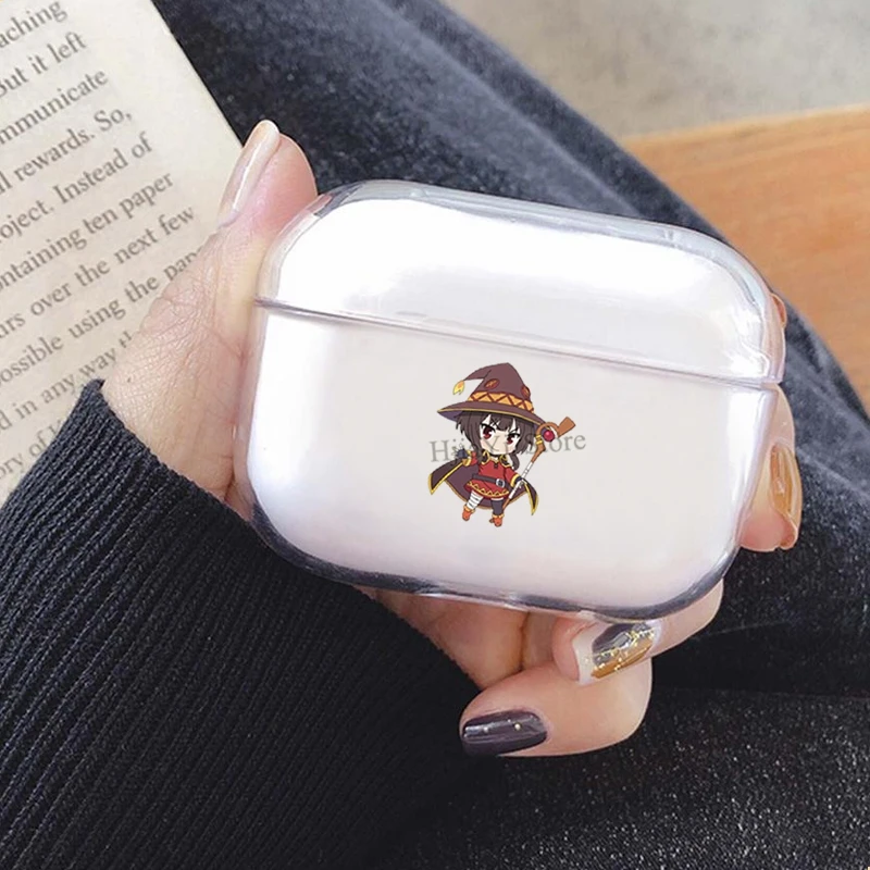 Chibi Konosuba Megumin Cover For AirPods Pro 3 Air Pods Case Earphone Accessories TPU Protector Airpods3 Case
Chibi Konosuba Megumin Cover For AirPods Pro 3 Air Pods Case Earphone Accessories TPU Protector Airpods3 Case
