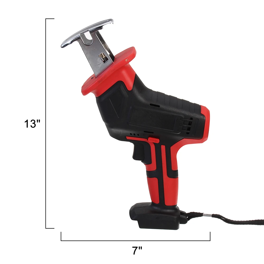Cordless Mini Electric Saw Reciprocating Saw Body Replacement Woodworking Cutter Tool with 4 Saw Blades for 18V Makita Battery
Cordless Mini Electric Saw Reciprocating Saw Body Replacement Woodworking Cutter Tool with 4 Saw Blades for 18V Makita Battery