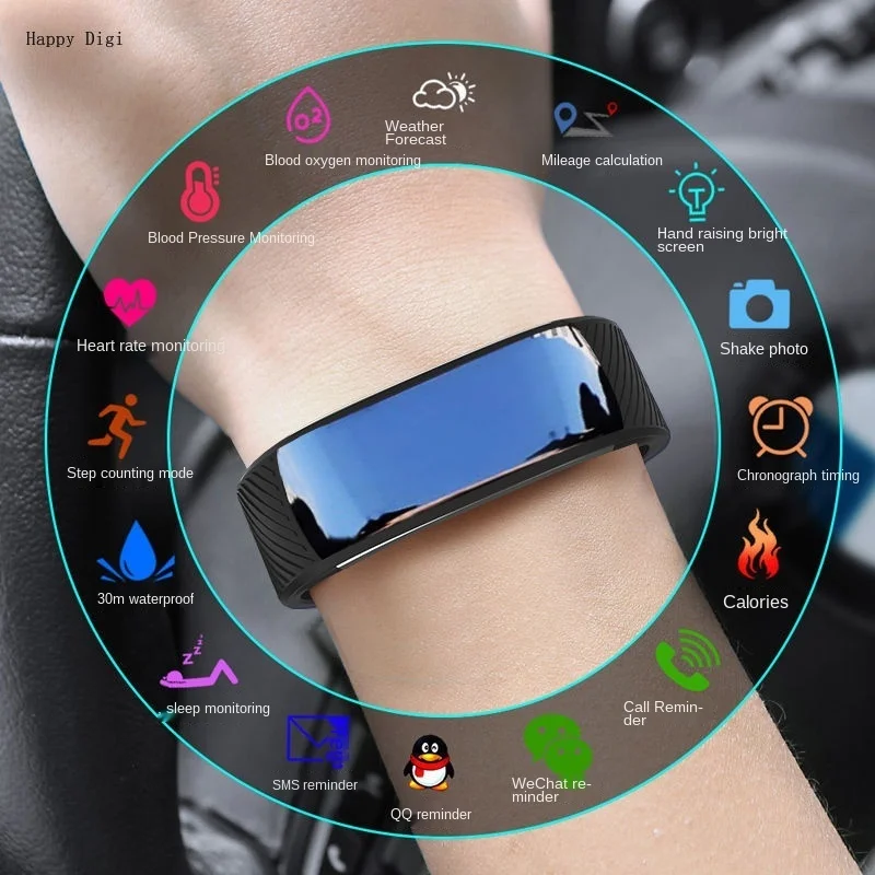 2021 Color Screen Smart Sport Bracelet Multifunction Pedometer Sleep Monitoring Blood Pressure Heart Rate smart watch band
2021 Color Screen Smart Sport Bracelet Multifunction Pedometer Sleep Monitoring Blood Pressure Heart Rate smart watch band