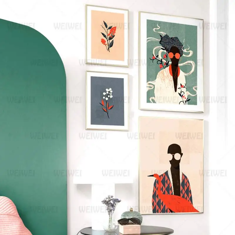 Fashion Black Character Wearing Glasses Poster Home Decor Items Modern Style for Bedroom Living Room Frameless Style
Fashion Black Character Wearing Glasses Poster Home Decor Items Modern Style for Bedroom Living Room Frameless Style