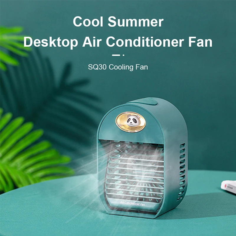 Personal Desk Mini Fan 2021 Summer Creative Usb Charging Portable Configuration Atmosphere Lamp Electric Desktop Humidifying Fan
Personal Desk Mini Fan 2021 Summer Creative Usb Charging Portable Configuration Atmosphere Lamp Electric Desktop Humidifying Fan