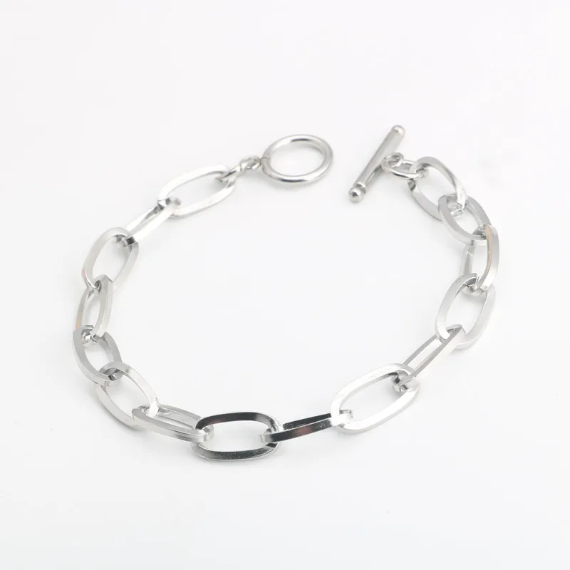 Stainless Steel men bracelet bracelets for women couple bracelet punk Hip hop OT buckle square buckle O-line bracelet
Stainless Steel men bracelet bracelets for women couple bracelet punk Hip hop OT buckle square buckle O-line bracelet